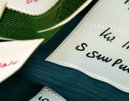 Sew In Fabric Labels