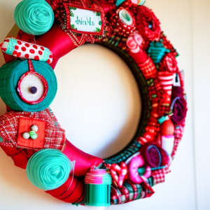 Sewing Notions Wreath