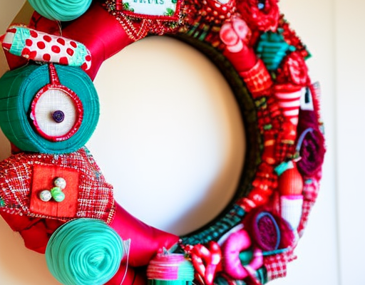 Sewing Notions Wreath