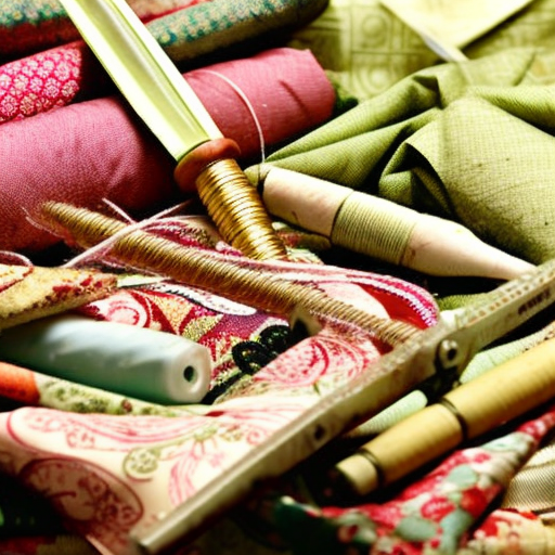Sewing Supplies Vintage Fabrics