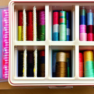 Sewing Thread Organizer Box
