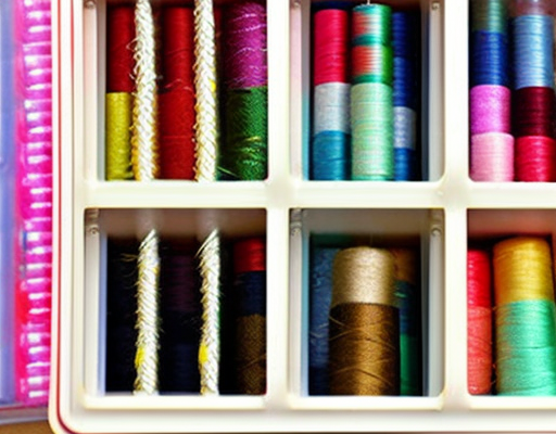 Sewing Thread Organizer Box