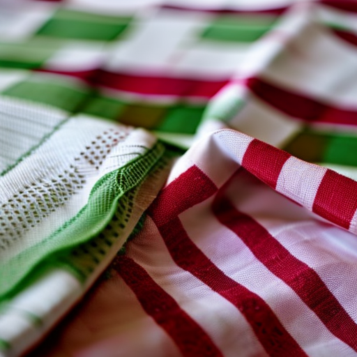 Sewing Fabric On Dish Towels