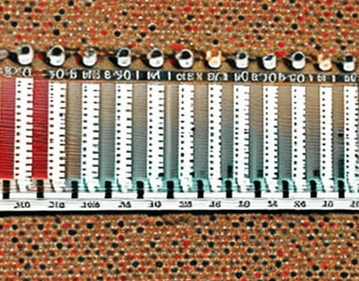 Sewing Thread Gauge Chart