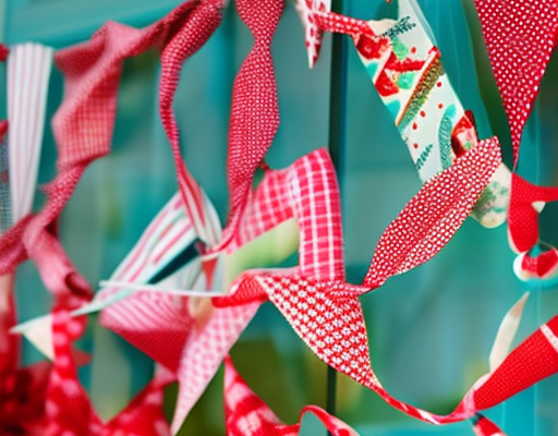 Sewing Fabric Garland