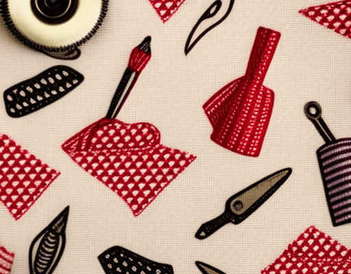 Sewing Notions Theme Fabric