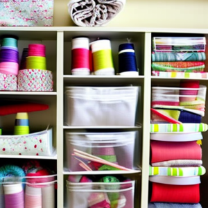 Sewing Fabric Storage Ideas