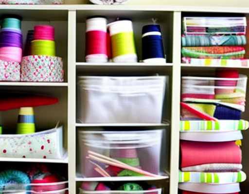 Sewing Fabric Storage Ideas