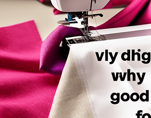 Why Sewing Is Good For You