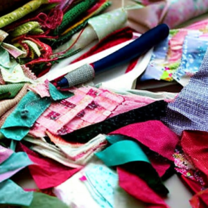 Sewing Scraps To Make Fabric