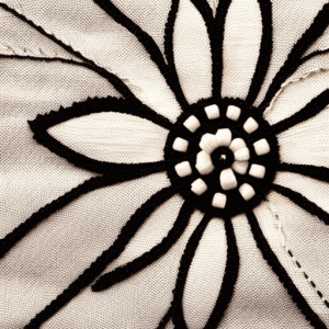 Sewing Fabric Daisy