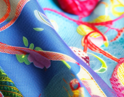 Sewing Fabric Print