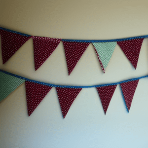 Sewing Fabric Bunting