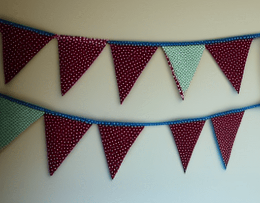 Sewing Fabric Bunting