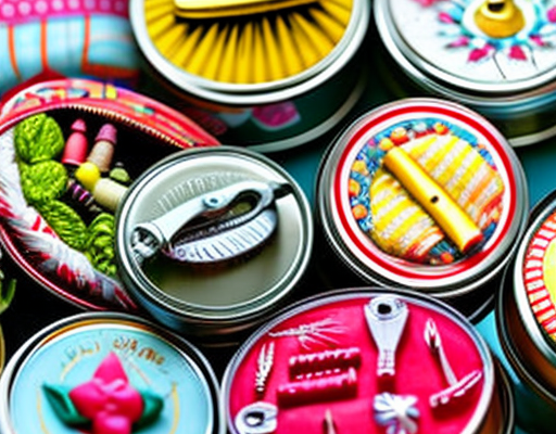 Sewing Notions Tin