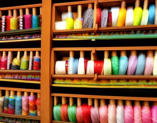 Sewing Thread Cabinet