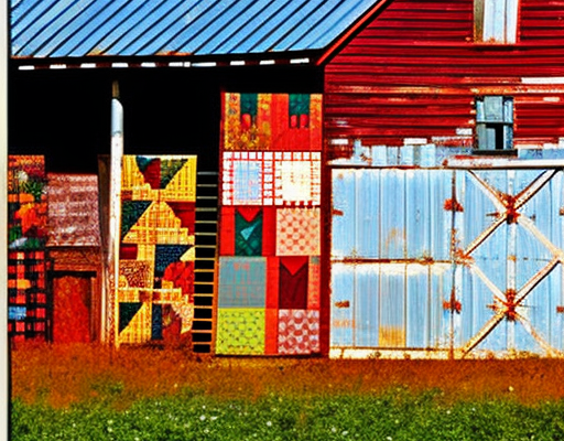 Quilt Patterns On Barns In North Carolina