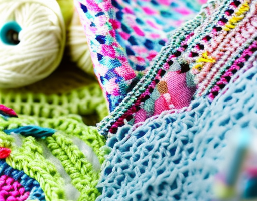 Sewing Fabric To Crochet