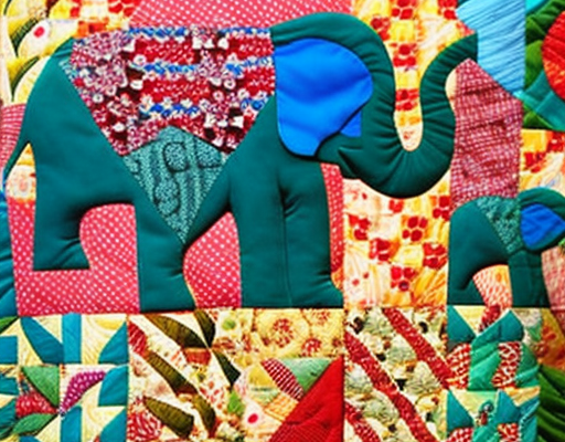 Quilt Pattern Elephant