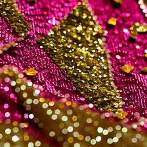 Sewing Fabric With Sequins