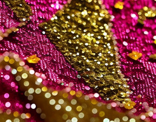 Sewing Fabric With Sequins
