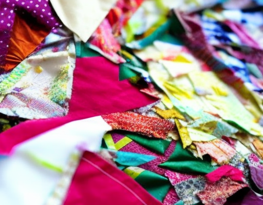 Sew Fabric Scraps Together