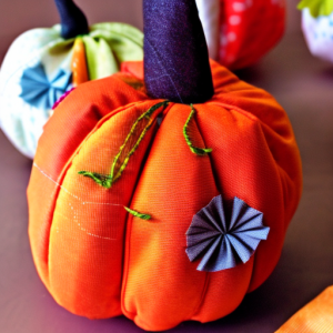 How To Sew Fabric Pumpkins