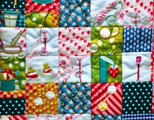Sewing Theme Fabric Quilt