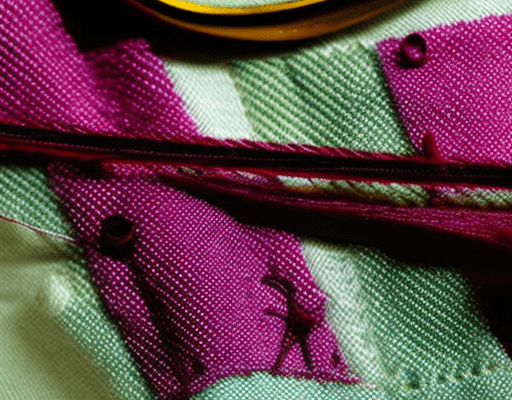 Sewing With Thread And Needle