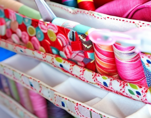 Sewing Fabric Organizer
