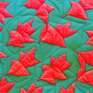 Quilt Pattern Leaves