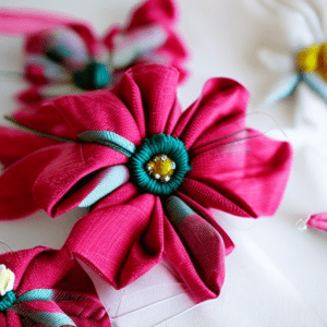 Sewing Fabric Flowers
