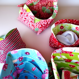 How To Sew Fabric Baskets