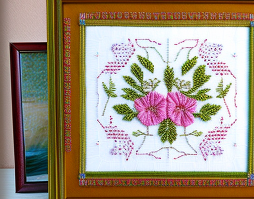 Stitching Serenity: Embroidering Elegance in Home Decor