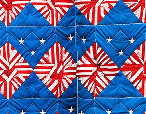 Quilt Patterns Red White Blue