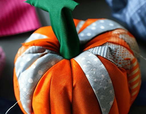 Sew A Fabric Pumpkin