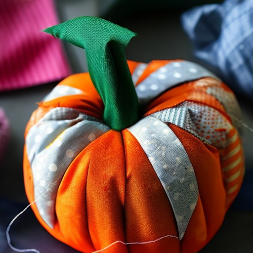 Sew A Fabric Pumpkin