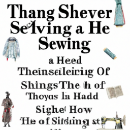 The Rich History ​of Sewing: Tracing the Origins⁣ and Evolution ⁤of Thread Tales
Illuminating ‍the Craft: Exploring the Intricacies of ​Sewing Techniques​ Past ‍and⁤ Present
From Beginner to‌ Master Seamstress: Unveiling Essential Tips and Tricks for Sewing Success
Threading Creativity: Inspiring Ideas and Projects‍ to Ignite Your Sewing Passion